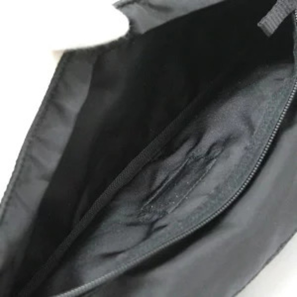 Prada Waist Clutch Body Bum Crossbody Belt Bag Black Triangle Logo - Picture 5 of 6